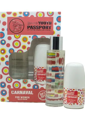 YOUTH PASSPORT 75ML Edp Carnaval + Deo Roll-On 60ML Kadın Parfüm Set