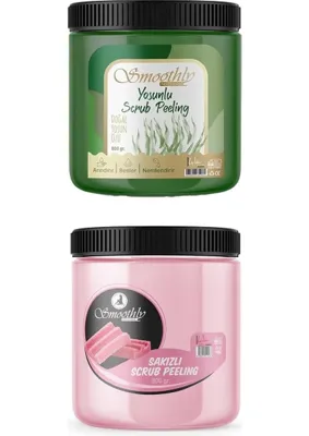 Smoothly Epilasyon Sonrası Batık Peelingi Doğal Yosunlu Peeling 800ML & Sakız Peeling 800ML