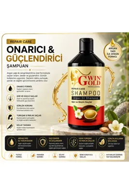 Wingold ARGAN ŞAMPUAN 1000 ML PLUS+