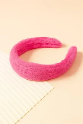 PREGIO Kadın 3 cm Peluş Yumuşak Kumaşlı Taç