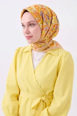 Silk Home Velora Eşarp Aura Floral Sarı
