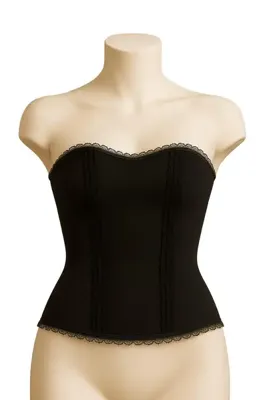 Aria s closet Arias Closet Siyah MI Emay 9155 Fırfırlı Büstiyer S NHR