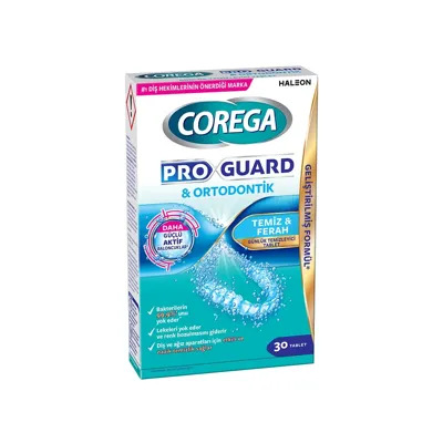 Corega Diş Aparat Temizleyici Proguard & Retainer 30'lu