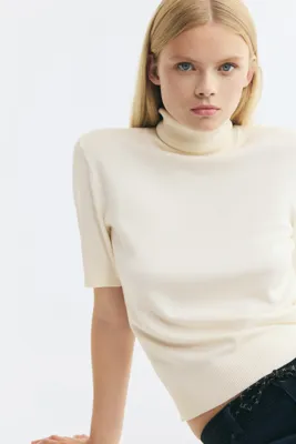 H&M Balıkçı Yaka İnce Triko Üst