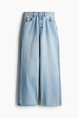 H&M İki Tonlamalı Geniş Kot Pantolon