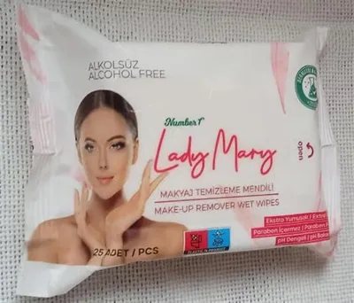 Lady Mary Makyaj Temizleme Mendili 25.li