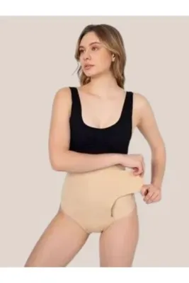 Fitsauna Briefs Korse Inceltici Toparlayıcı Ayarlanabilir Göbek Doğum Sonrası Lazer Kesim Slip Korse