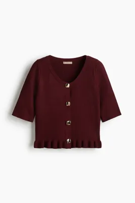 H&M Önü Düğmeli Üst