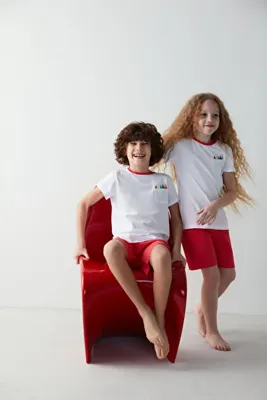 Penti Unisex Çocuk Pastel Boya Baskılı Pijama Takımı