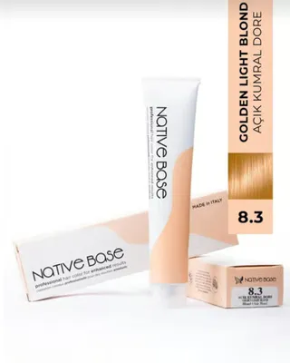Native Base Saç Boyası 8.3 Açık Kumral Dore 100 ml