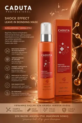 CADUTA PROFESSIONAL Yıpranmış Ve Hasarlı Saçlar Için Anında Etkili Bağ Doku Onarıcı Durulanmayan Maske 150ml