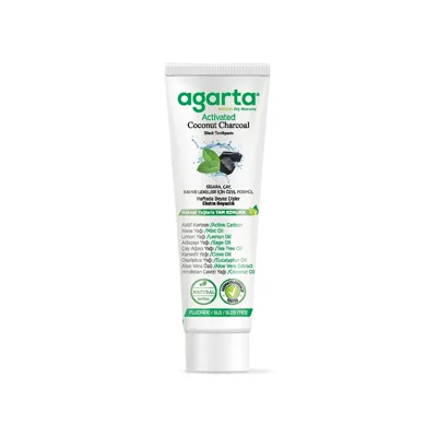 Agarta Doğal Aktif Karbonlu Diş Macunu 100 ml