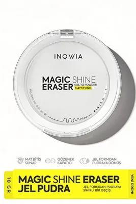 İnowia Magic Eraser-Jel pudra-Matlaştırıcı-Shine Gel to Powder