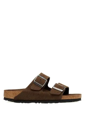 Birkenstock Arizona Koyu Kahverengi Kadın Süet Terlik
