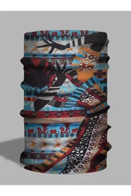 luma Desenli Unisex Buff Boyunluk – Bandana, Maske, Saç Bandı, Baf Motosiklet & Outdoor