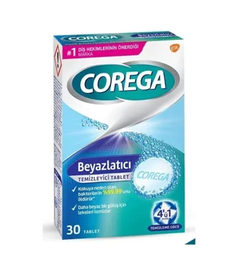 Corega Diş Protezi Temizleyici Tablet (30 Tablet)