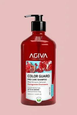 agiva care& beauty Boya Koruyucu Nemlendirici Saç Bakım Şampuanı-1000ML