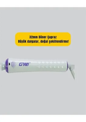 Hace Bazaar Gw Saç Kıvırma Makinesi – 360° Döner Başlık, Negatif Iyon Teknolojisiyle