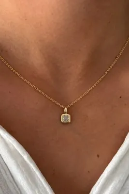 Lavian Accessories Çelik Gold Piraye Minimal Baget Kolye