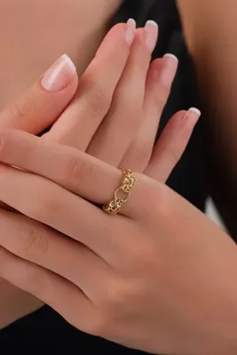 Zeynepli gold & jewelry 14 AYAR ALTIN ZARİF PANTER YÜZÜK
