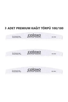 coloxo master series 3 ADET PREMIUM PROTEZ TIRNAK KAĞIT TÖRPÜ