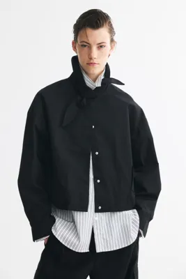 H&M Şal Yakalı ve Etek Ucu Balon Kesimli Ceket