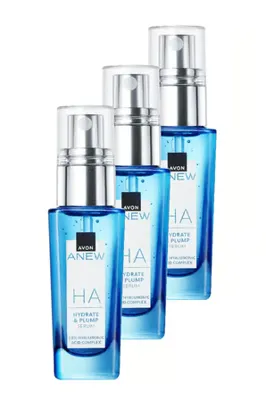 Avon Anew Hyalüronik Asit İçeren Dolgun Görünüm Veren Serum 30 Ml. Üçlü Set