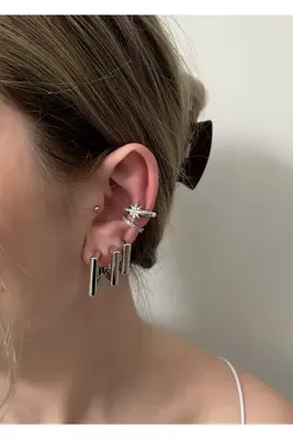 KİLİGİSTANBUL 2'li Kuzey Yıldızı Earcuff