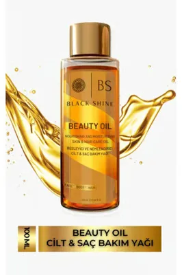 Black Shine BS Nemlendirici Ve Işıltı Etkili Leke Ve Çatlak Karşıtı Çok Amaçlı Mucizevi Bakım Ve Onarım Yağı 100ml