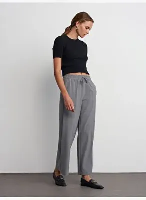 Dilvin 71556 Büzgü Bağlı Pantolon