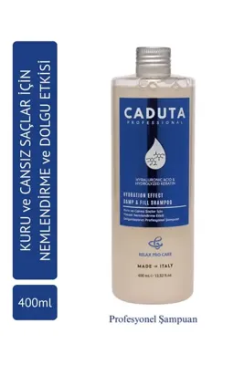CADUTA PROFESSIONAL Kuru ve Cansız Saçlar İçin Nem ve Dolgu Etkili Şampuan
