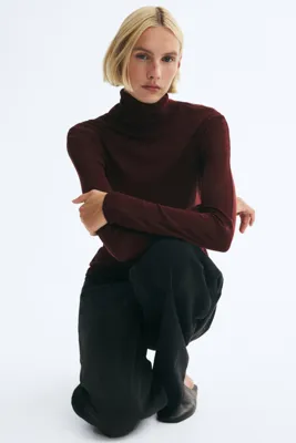 H&M Balıkçı Yakalı Yün Üst