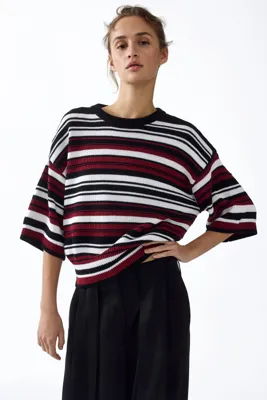 H&M Kısa Kollu Kazak