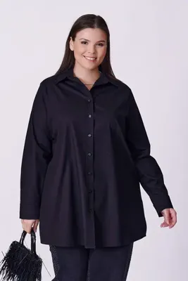 Büyük Moda BASIC LİKRALI POPLİN GÖMLEK