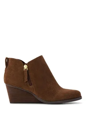 Toms 10023545 Goldie Wedge Kahverengi Dolgu Tabanlı Kadın Bot
