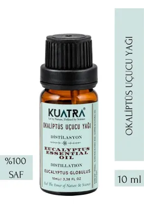 KUATRA Okaliptus Uçucu Yağı Cilt Bakımı İçin 10 ml Unisex Kullanıma Uygun