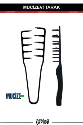 KozMood MUCİZEVİ TARAK 1 ADET ŞEKİLLENDİRME TARAĞI - FABRİKA ÜRETİM SERT - 1. KALİTE KIRILMAZ