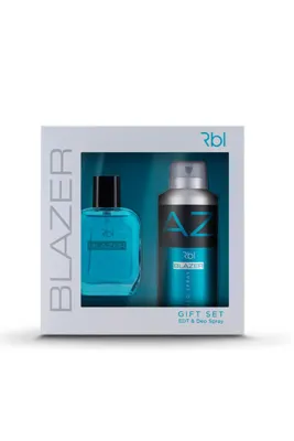 Rebul RBL Blazer 50 ml Erkek Parfüm Seti (Deo Spray 150 ml Hediyeli) Kofre