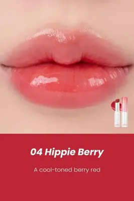 Romand Glasting Melting Balm Parlak Görünümlü Renk Veren Dudak Balmı 04 Hippie Berry (VİONİNE)