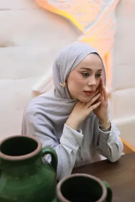 Modakaşmir Neo Pamuk Şal Açık Gri