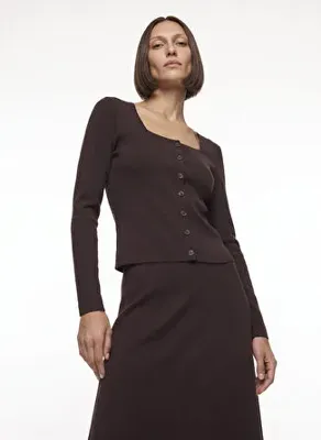 Pierre Cardin Kahverengi Kadın Kazak RINA