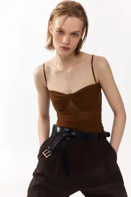 H&M Büzgülü File Üst