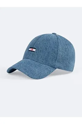 LTB Mavi Nakış İşlemeli Denim ŞAPKA