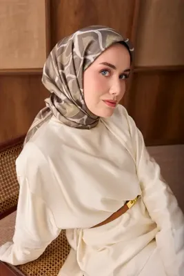 Silk Home Twill İpek Eşarp Aurelia Orman Yeşili