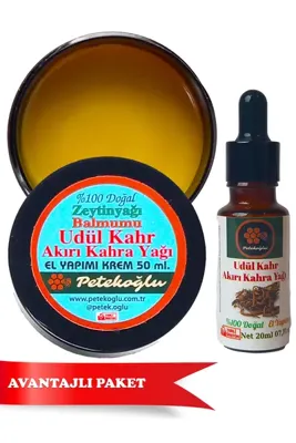 Petekoğlu (Krem 50ML+20ML Yağ) Üdül Kahr-Akırı Karha 'Çirkini Güzelleştiren Bitki' Balmumu Onarıcı Bakım Kremi
