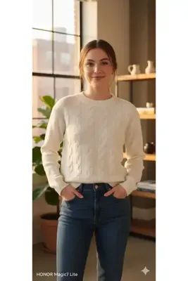 MARIQUITA ZİNCİR DESEN TRİKO