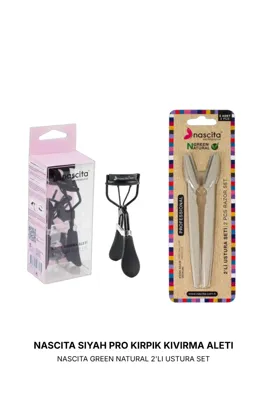 Nascita Siyah Pro Kirpik Kıvırma Aleti Green Natural