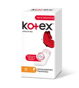 Kotex Günlük Ped Lıghtdays 34 Lü Parfümlü