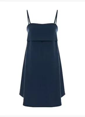 The Handloom Indy Mini Elbise - Lacivert 