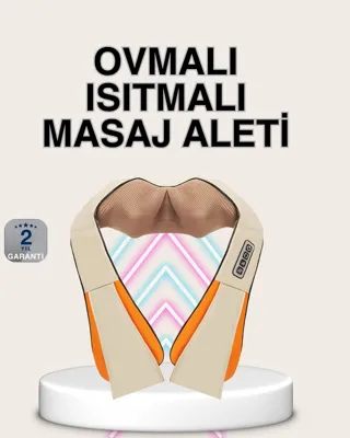 Diğer Herşeyburdamoda Bel Omuz Boyun Masaj Aleti Ovmalı Isıtmalı Kas Yorgunluğu Giderici Bel Omuz Boyun Masaj Aleti Ovmalı Isıtmalı Kas Yor